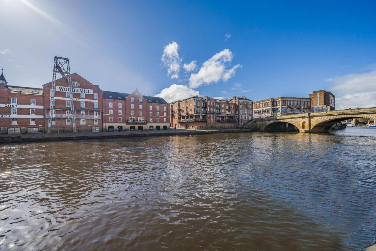 Woodsmill Quay Riverside Apartment - Heart Of ยอร์ค ภายนอก รูปภาพ